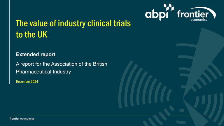 The value of industry clinical trials to the UK - extended report