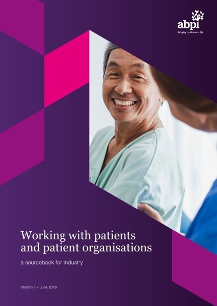 Working with patients and patient organisations - a sourcebook for industry