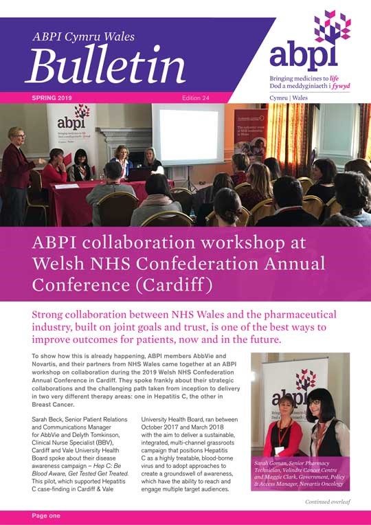 ABPI Cymru Wales Spring Bulletin 2019