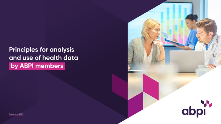 Principles for analysis and use of health data by ABPI members